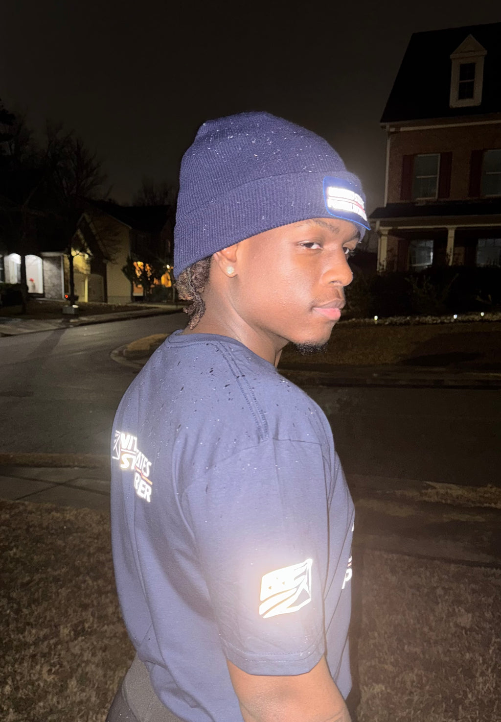 Reflective Beanie Postal Worker Knit Cap