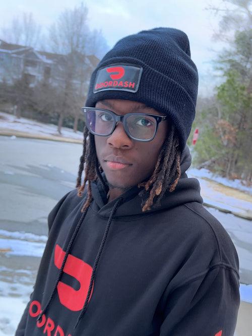 Reflective Beanie DoorDash Knit Cap