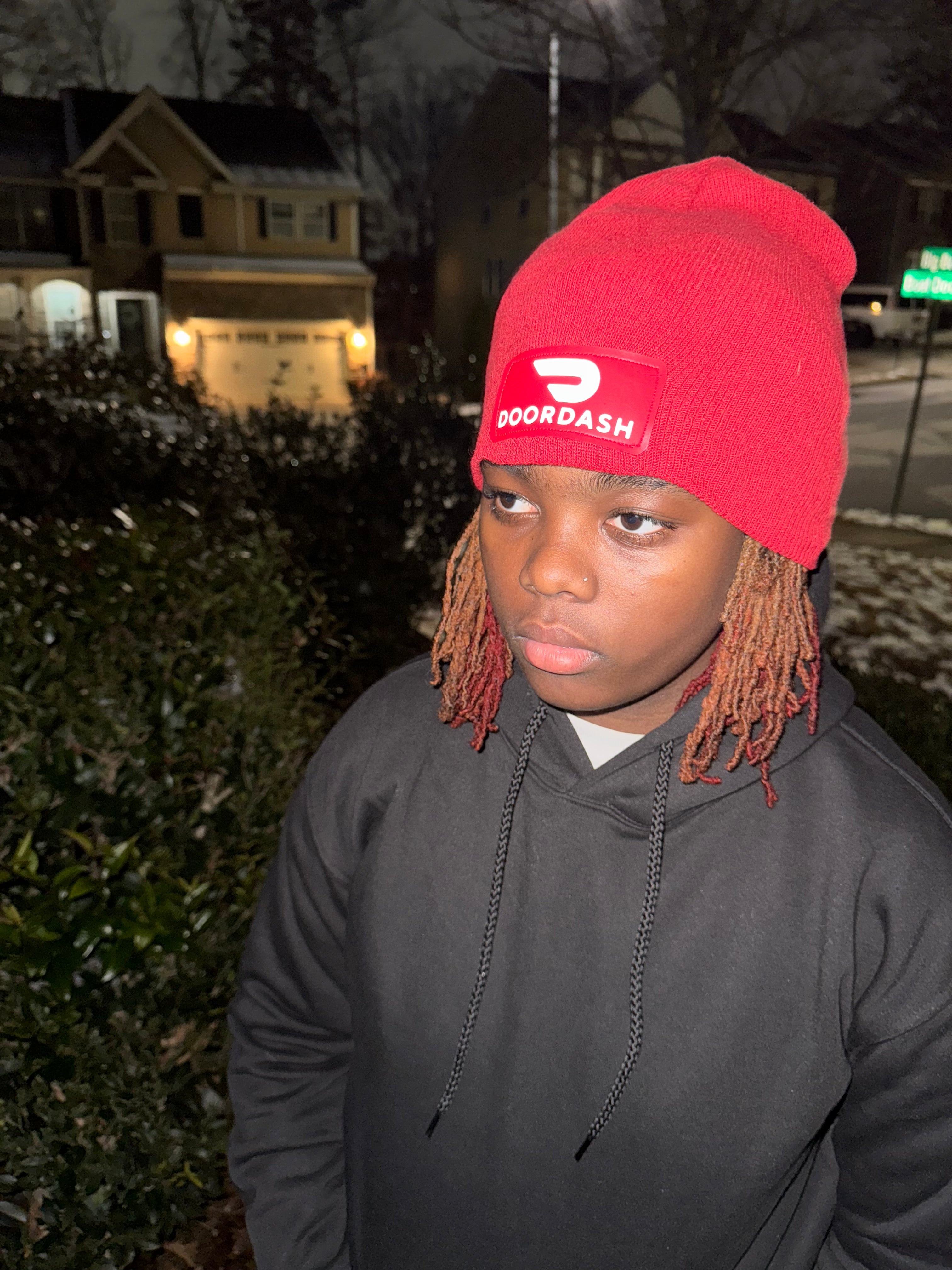 Reflective Beanie DoorDash Knit Cap