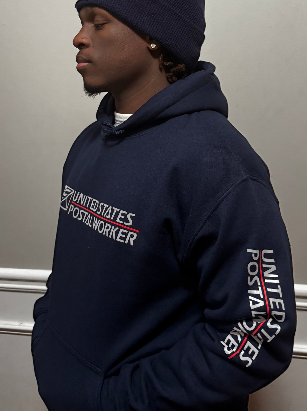 Reflective US Postal Worker Hoodie