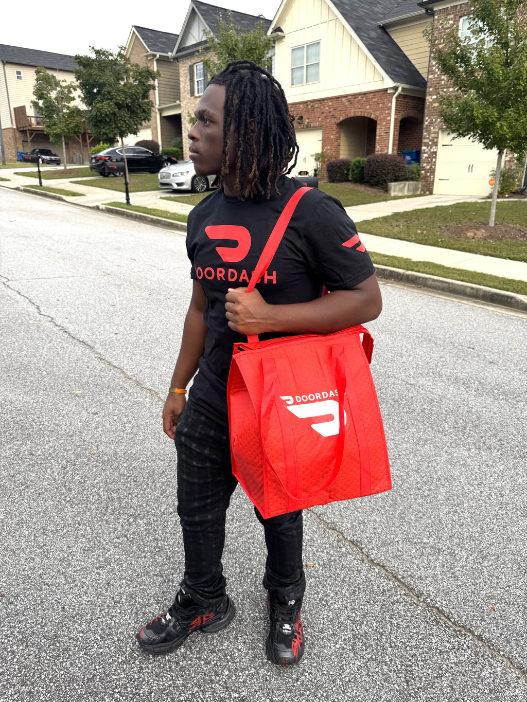 Reflective DoorDash Delivery Tshirt