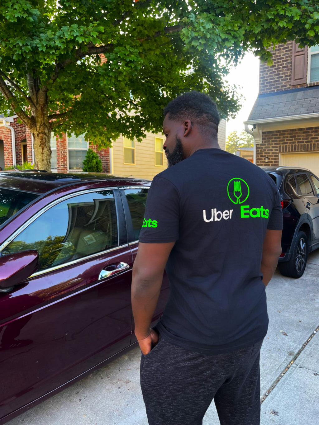 Reflective Uber Eats Delivery Tshirt - UberEats