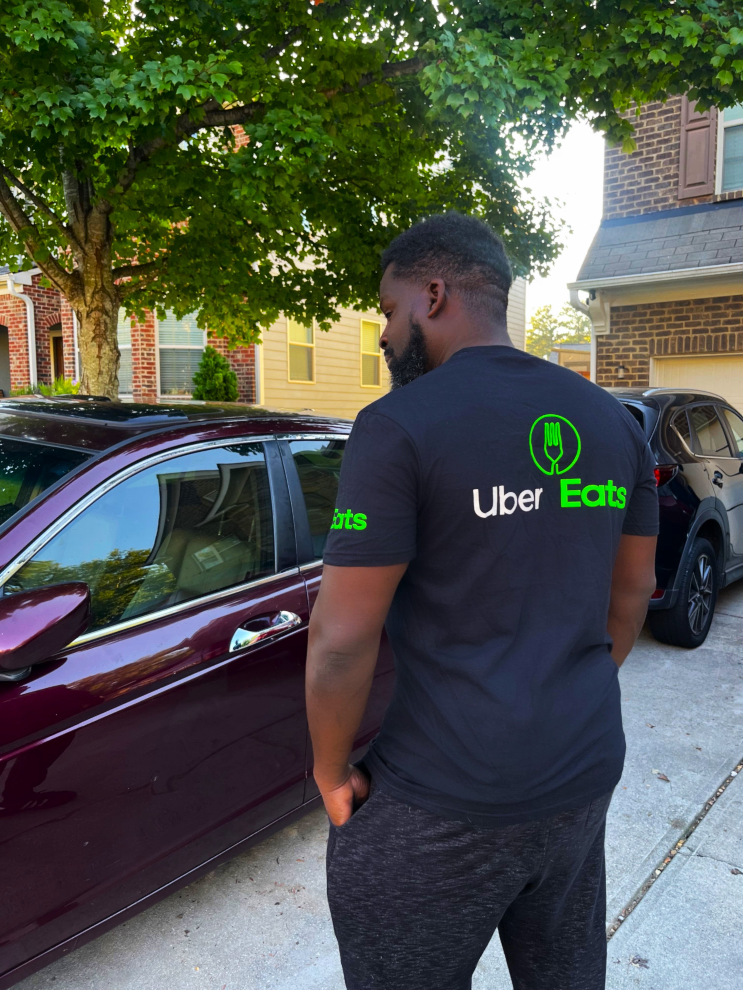 Reflective Uber Eats Delivery Tshirt - UberEats