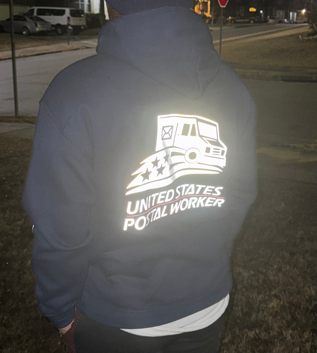 Reflective US Postal Worker Hoodie