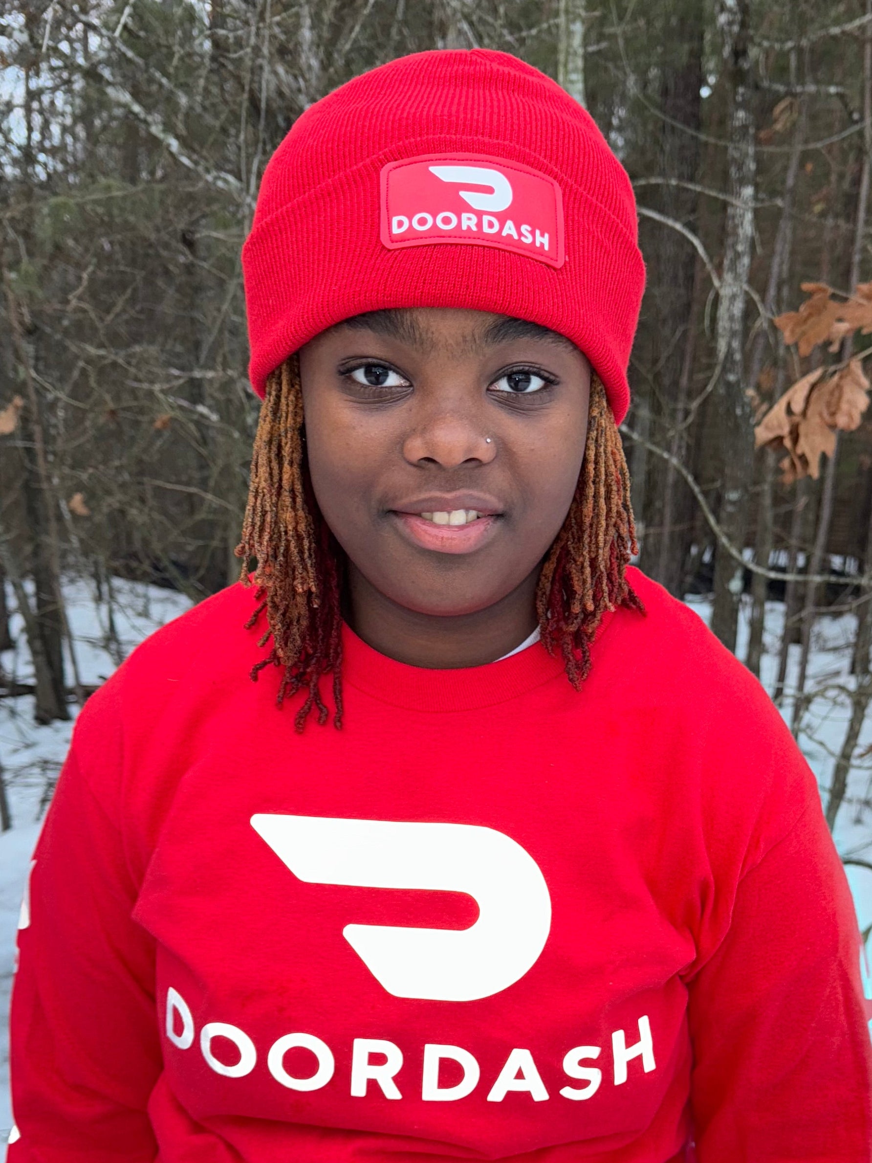 Reflective Beanie DoorDash Knit Cap