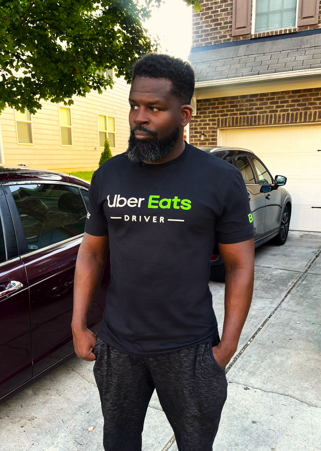 Reflective Uber Eats Delivery Tshirt - UberEats