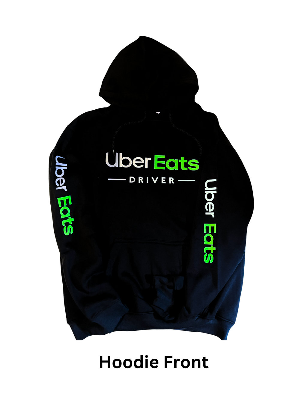 Reflective UberEats Delivery Hoodie Sweatshirt - Uber Eats