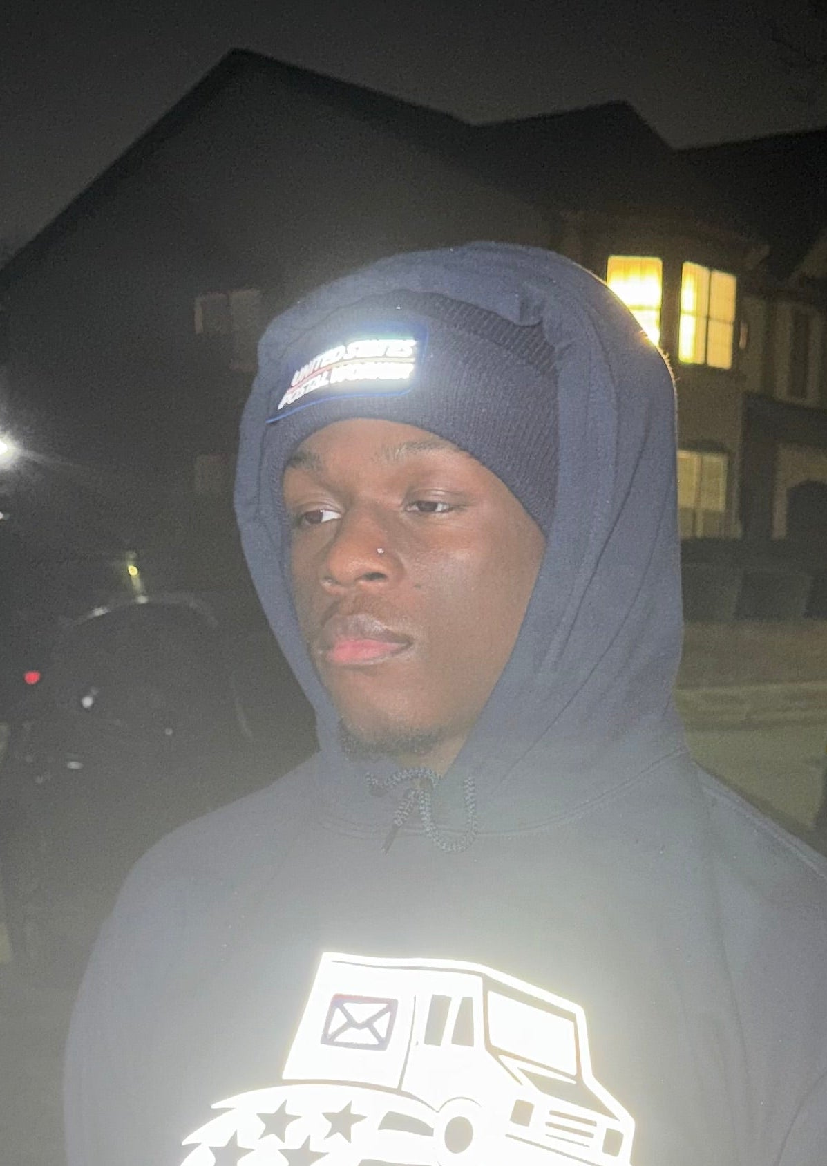Reflective Beanie Postal Worker Knit Cap