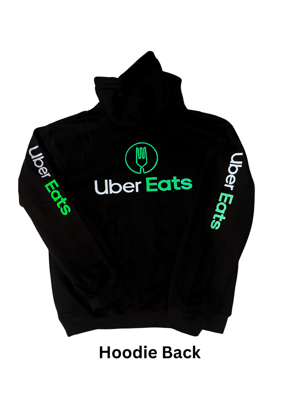 Reflective UberEats Delivery Hoodie Sweatshirt - Uber Eats
