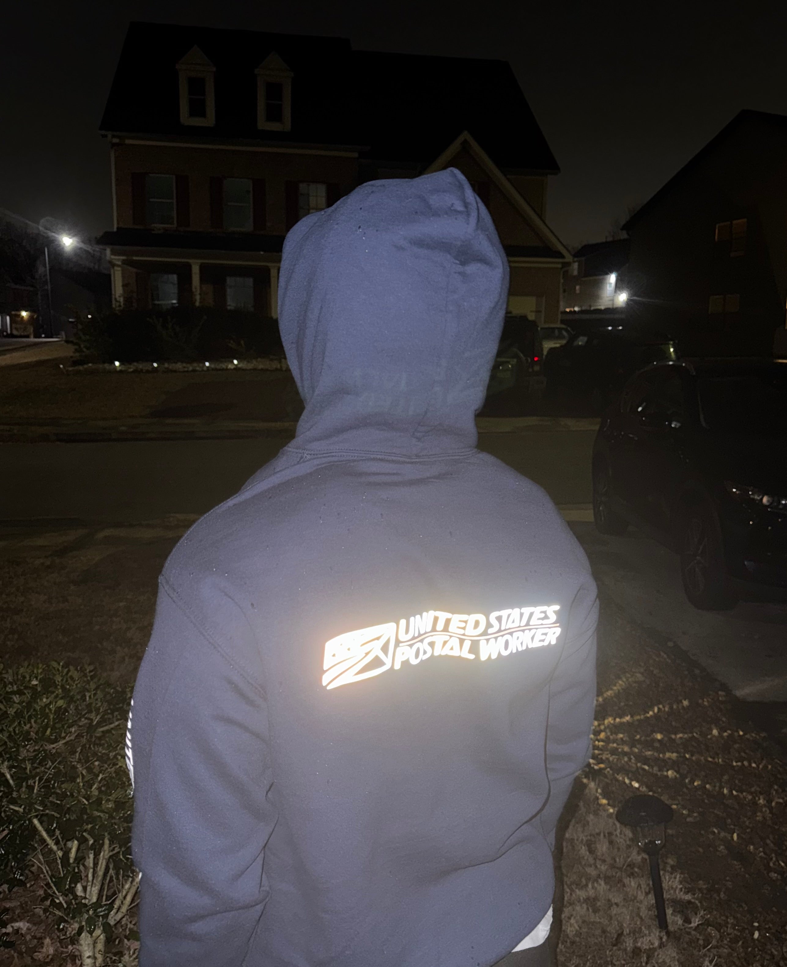 Reflective US Postal Worker Hoodie