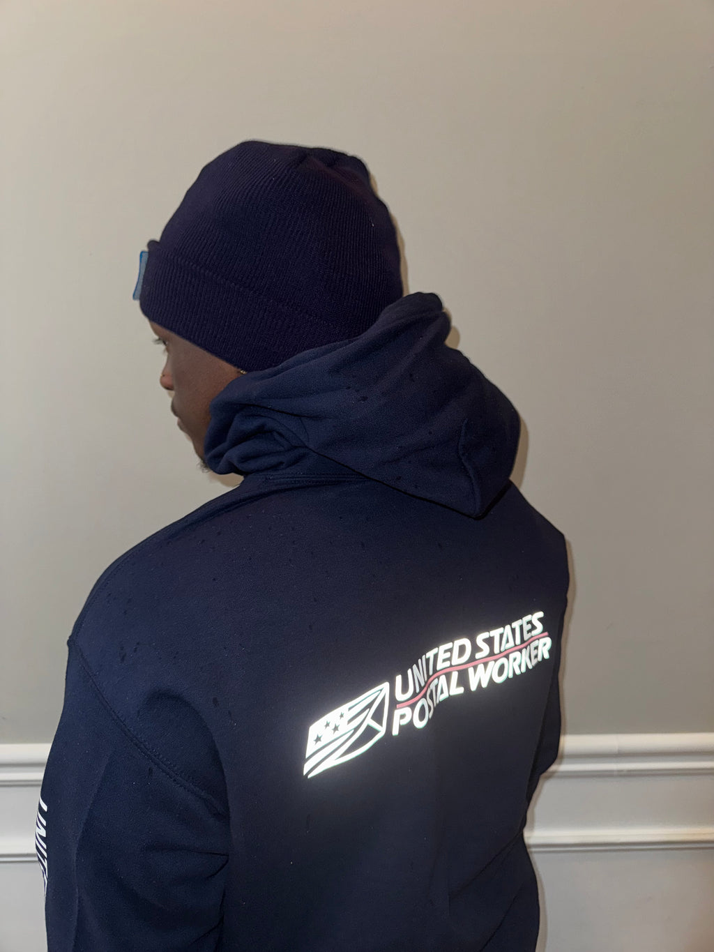 Reflective US Postal Worker Hoodie