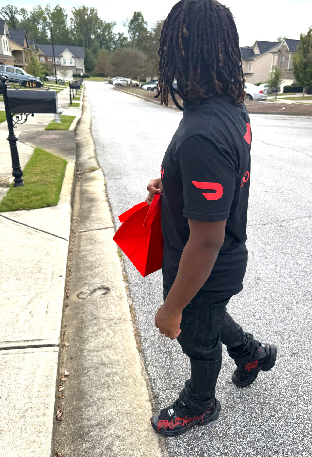 Reflective DoorDash Delivery Tshirt