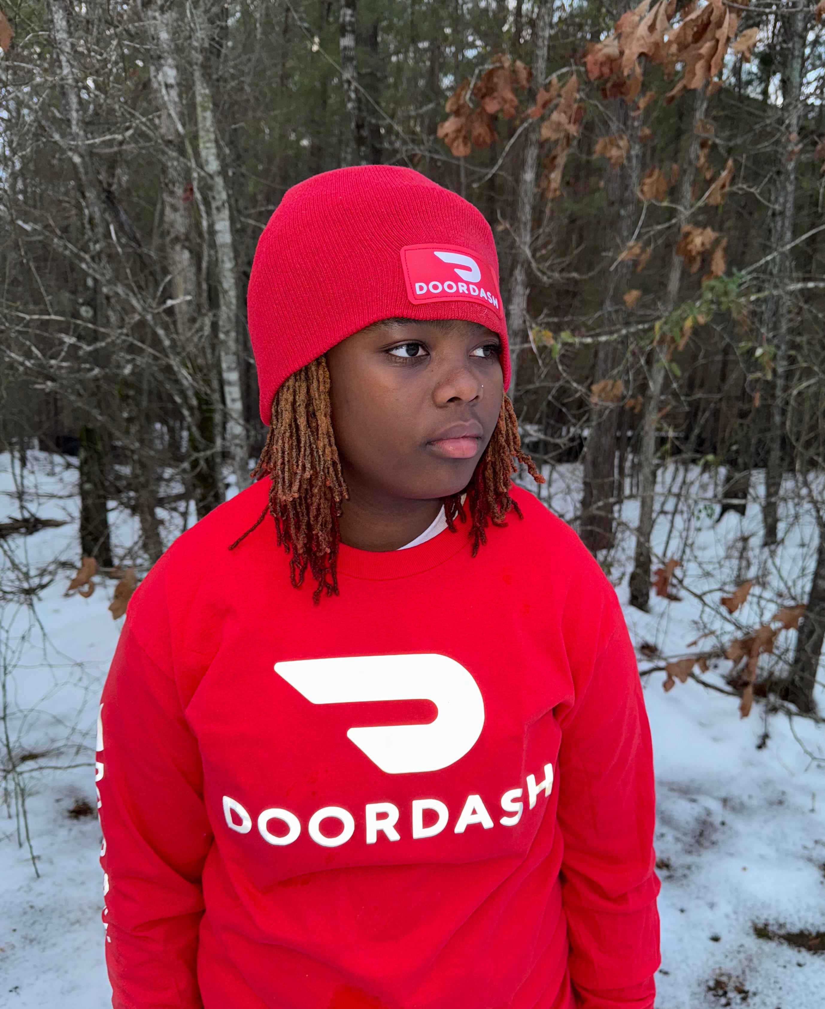 Reflective Beanie DoorDash Knit Cap