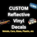 Reflective Permanent Decal - Custom Image