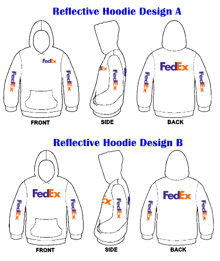 Reflective FedEx Hoodie