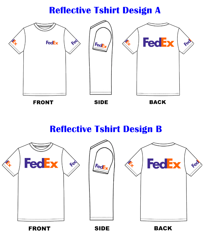 Reflective FedEx Tshirt