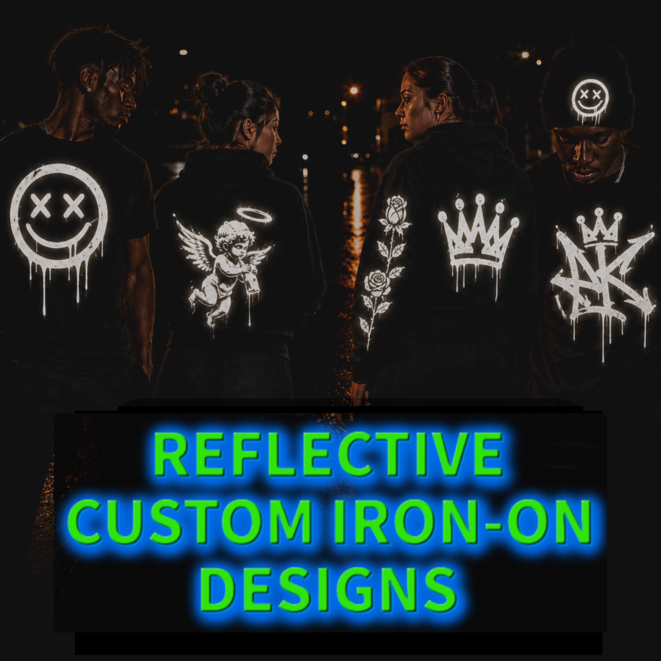 Reflective Iron-On Design (Custom Image)