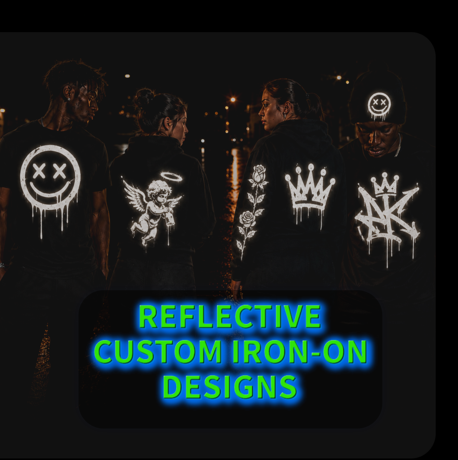 Reflective Iron-On Design (Custom Image)