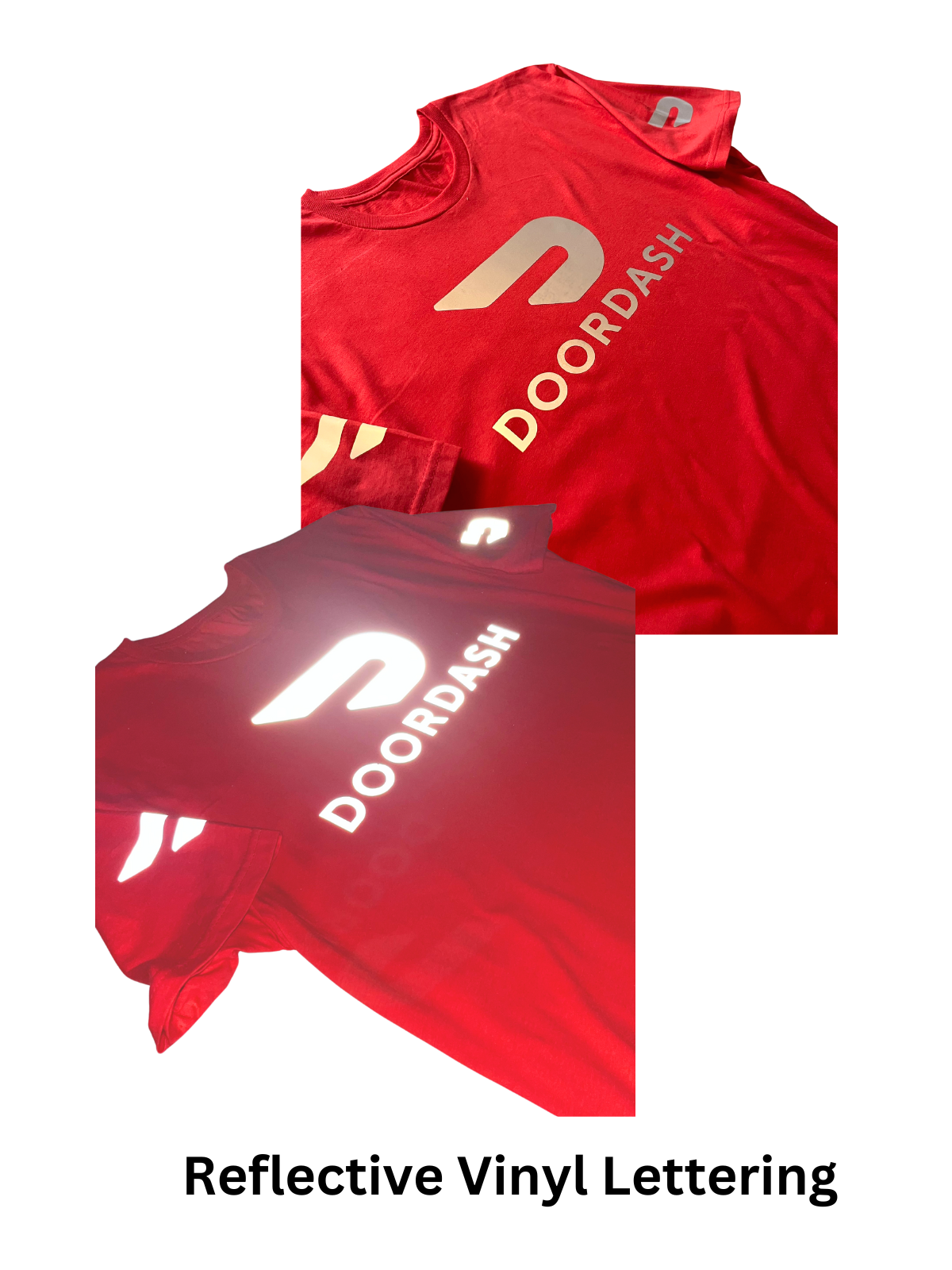 Reflective DoorDash Delivery Tshirt