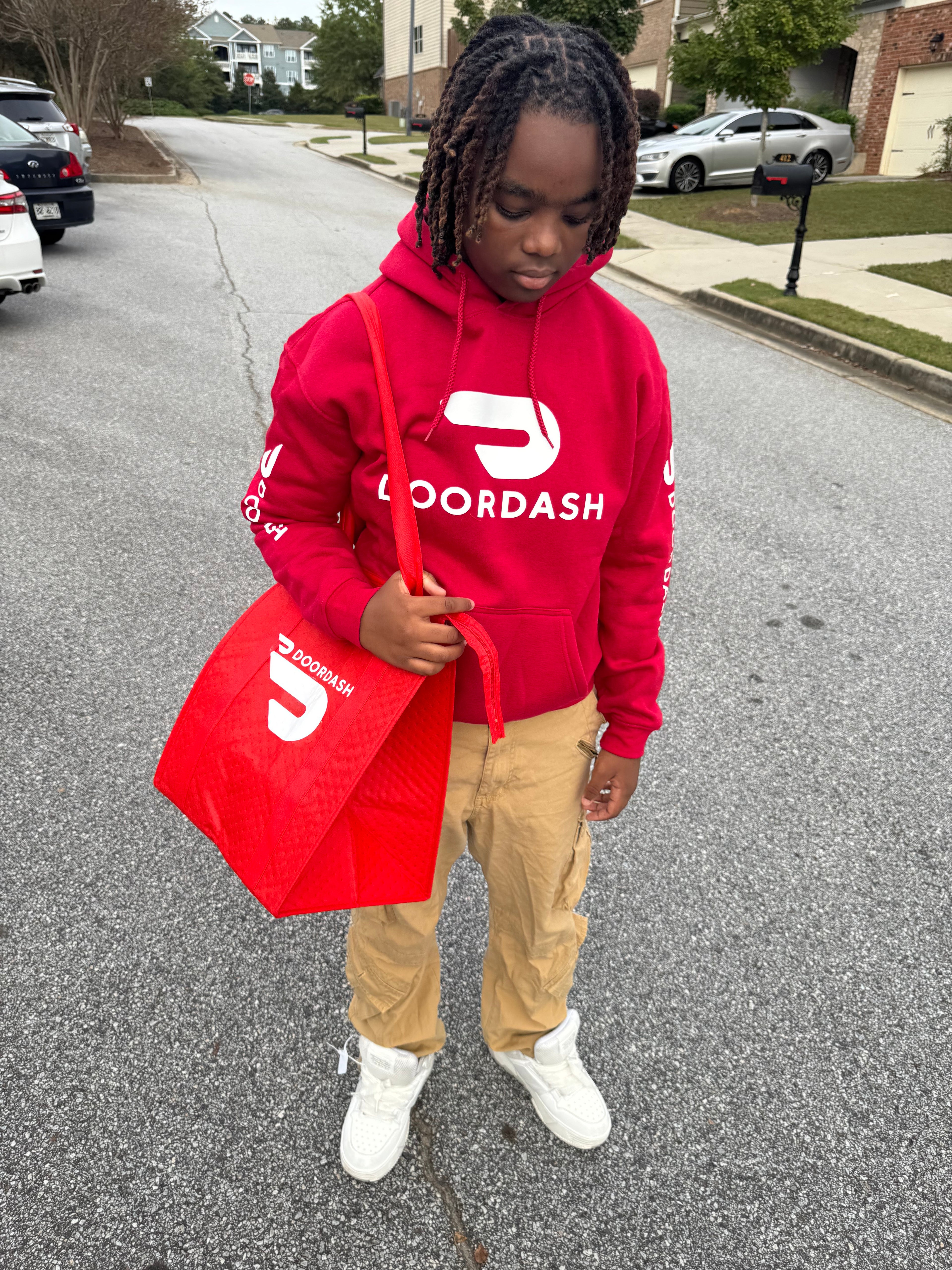 Reflective DoorDash Delivery Hoodie