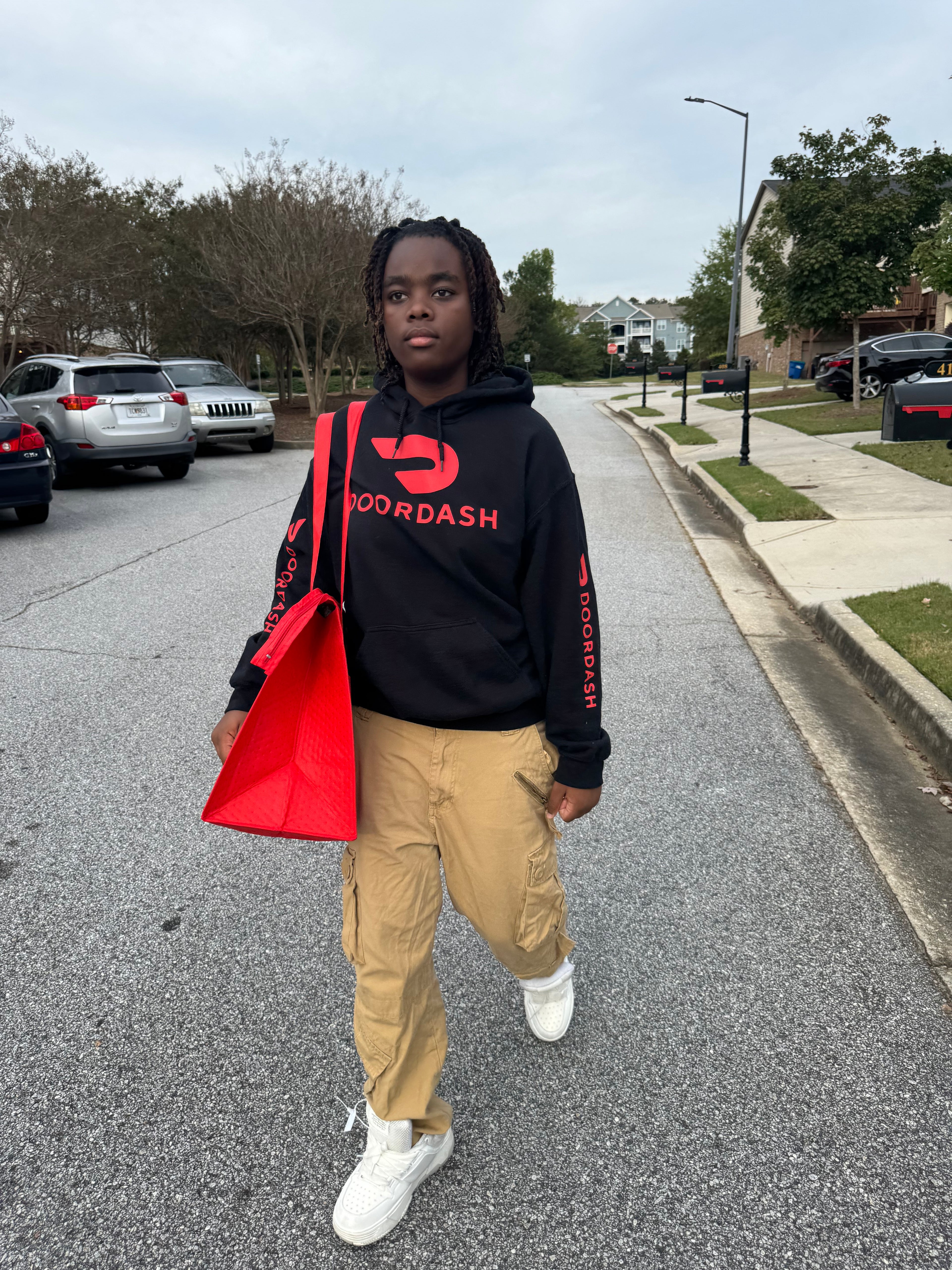 Reflective DoorDash Delivery Hoodie