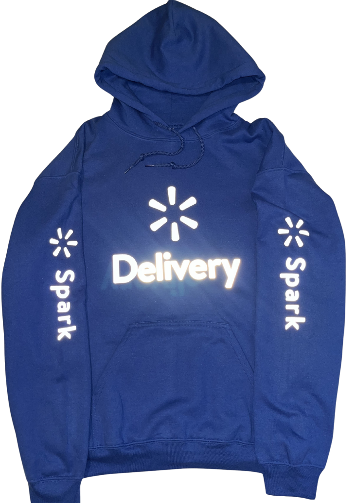 Reflective Walmart / Spark Delivery Hoodie