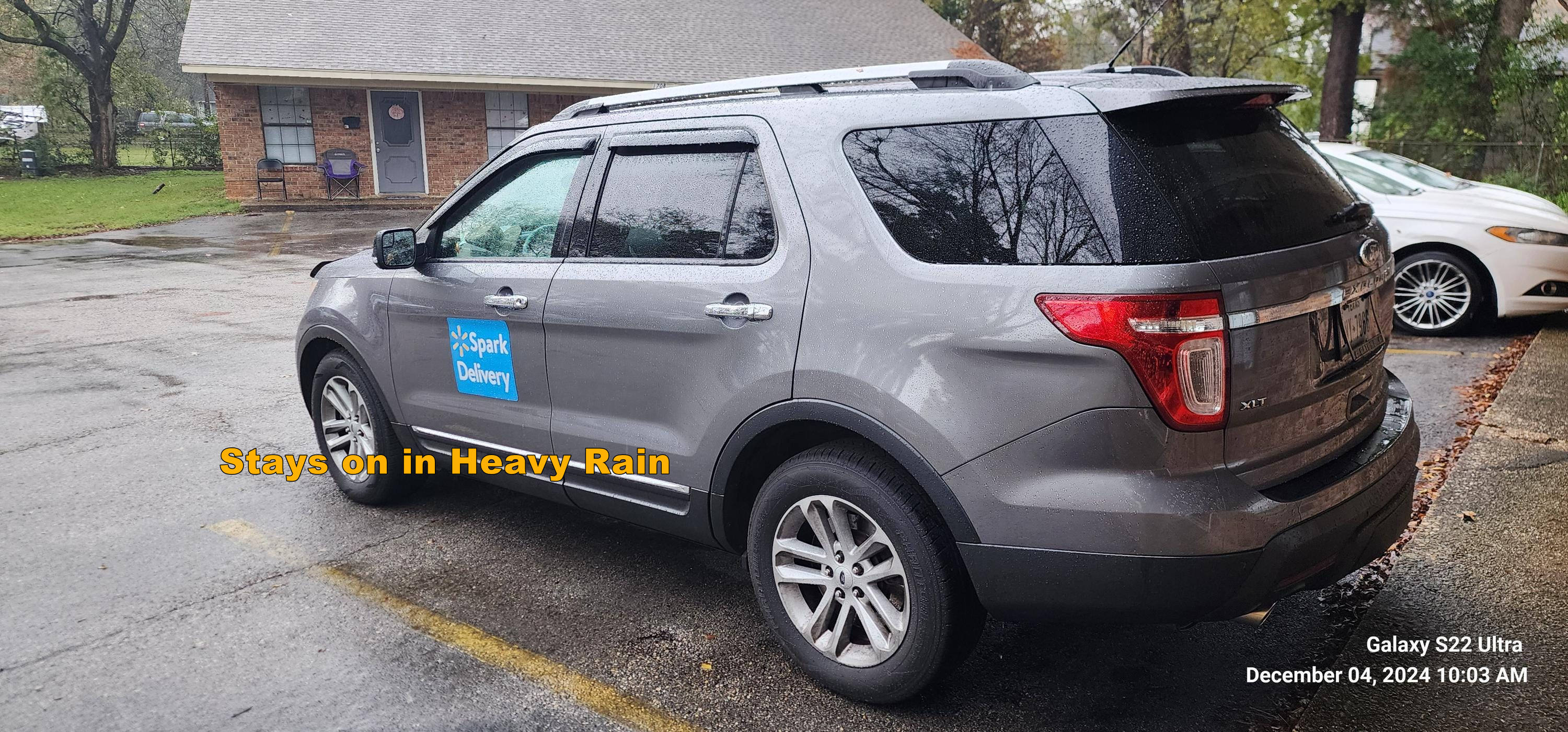 Reflective Walmart Spark Car Magnet - Removable