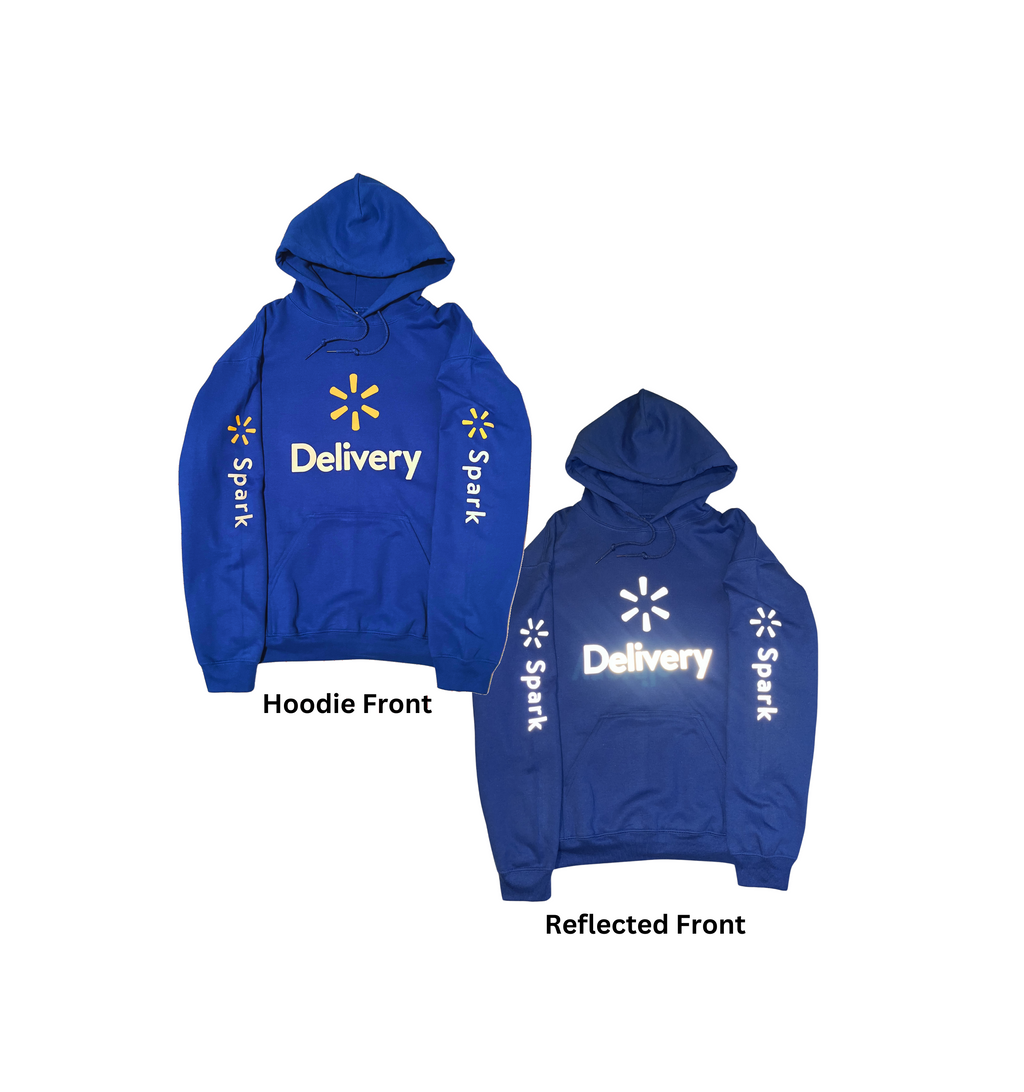 Reflective Walmart / Spark Delivery Hoodie