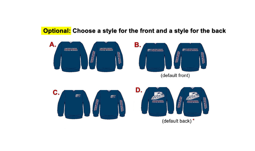Reflective US Postal Worker Hoodie