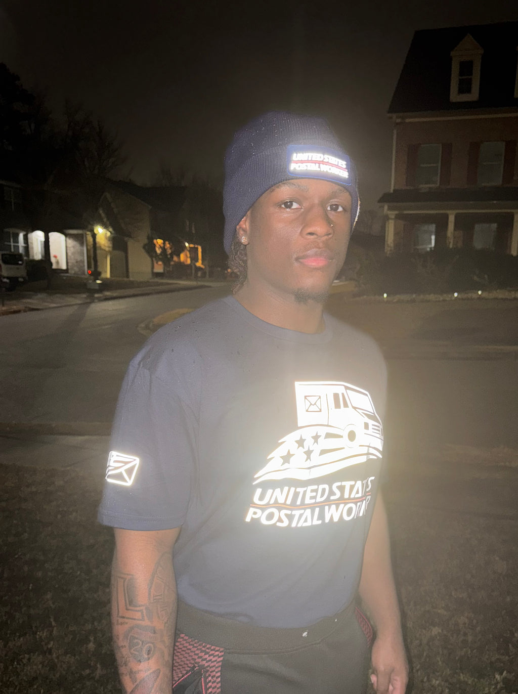 Reflective US Postal Worker Tshirt