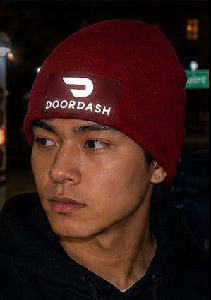 Reflective Beanie DoorDash Knit Cap
