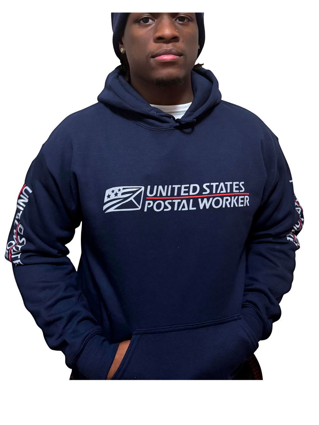 Reflective US Postal Worker Hoodie