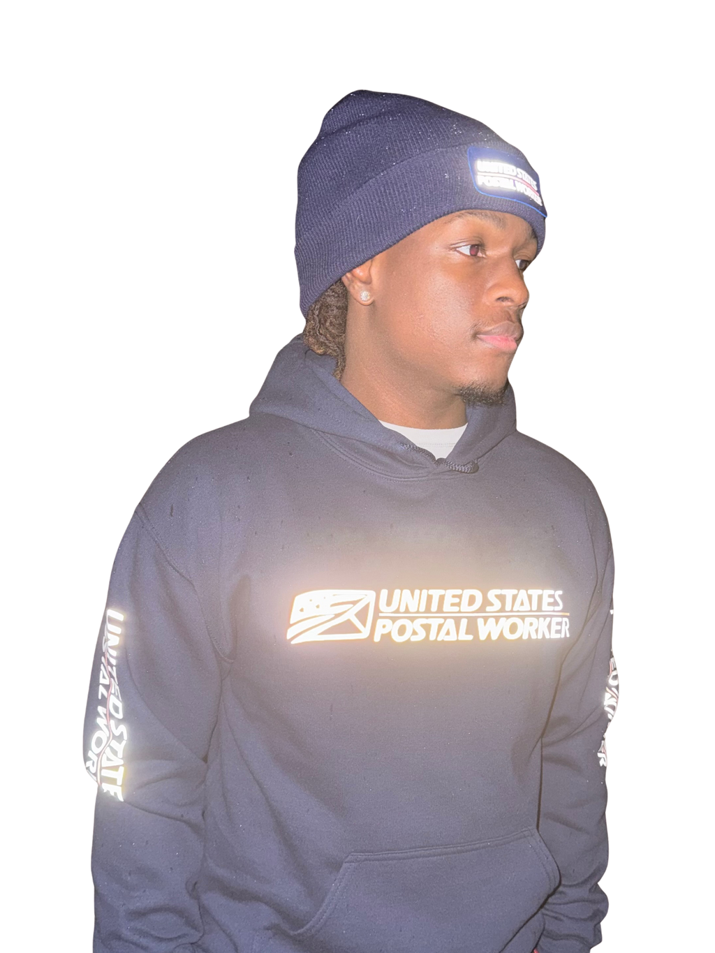 Reflective US Postal Worker Hoodie