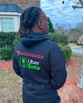 Reflective Delivery Driver Hoodie - DoorDash, Uber Eats