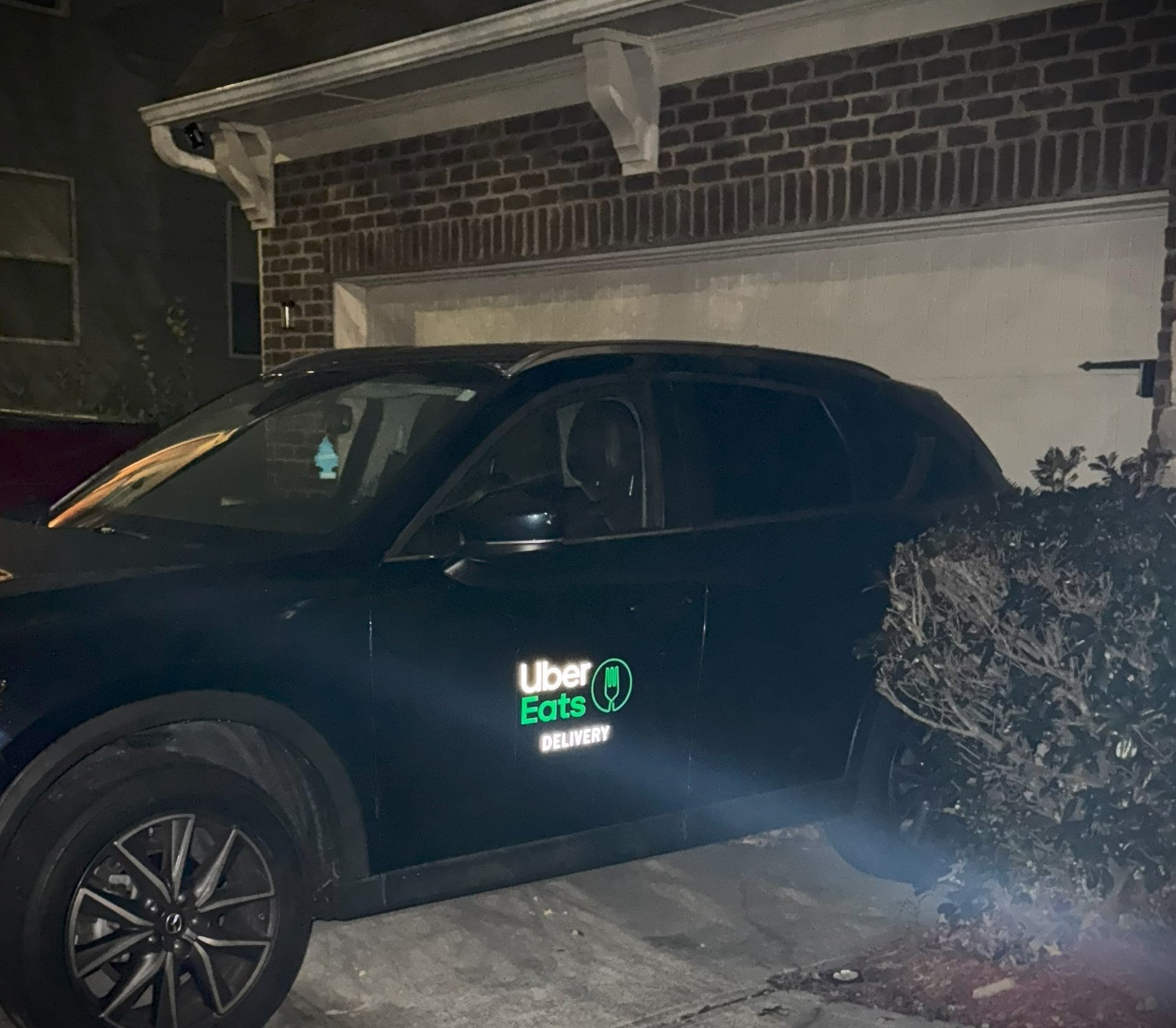 Reflective UberEats Car Magnet - Removable