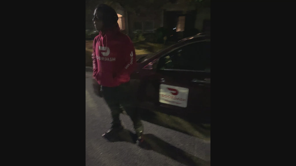 Reflective DoorDash Delivery Hoodie