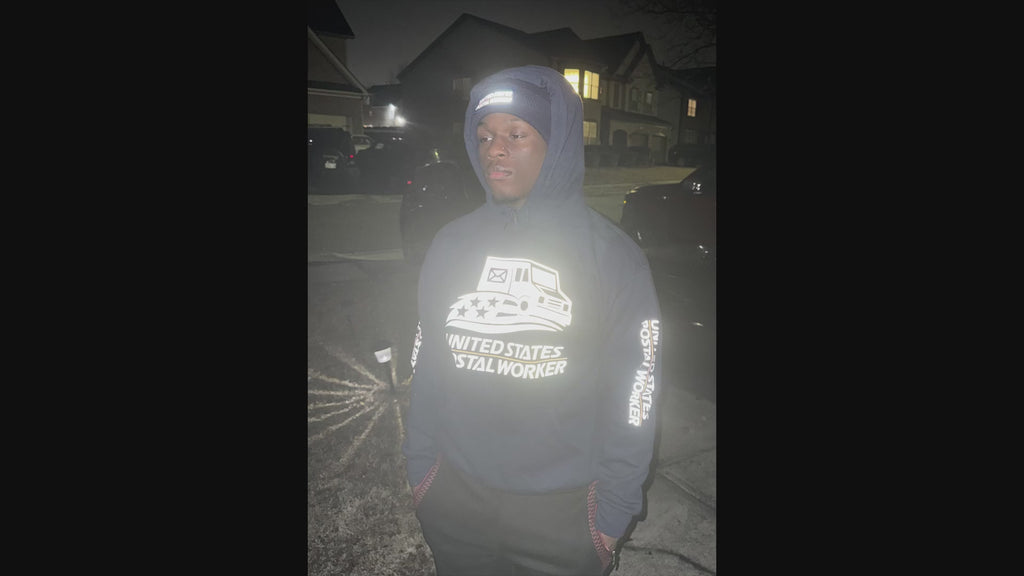Reflective US Postal Worker Hoodie