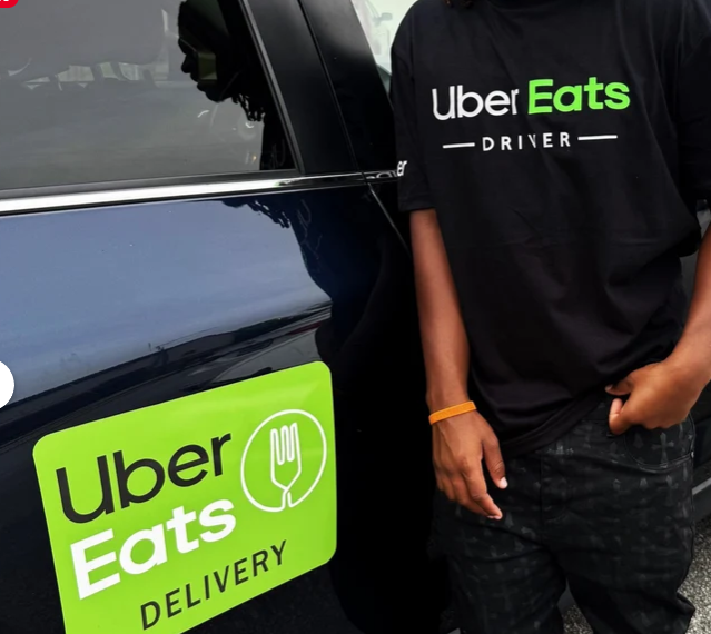 Reflective Uber Eats Delivery Tshirt - UberEats