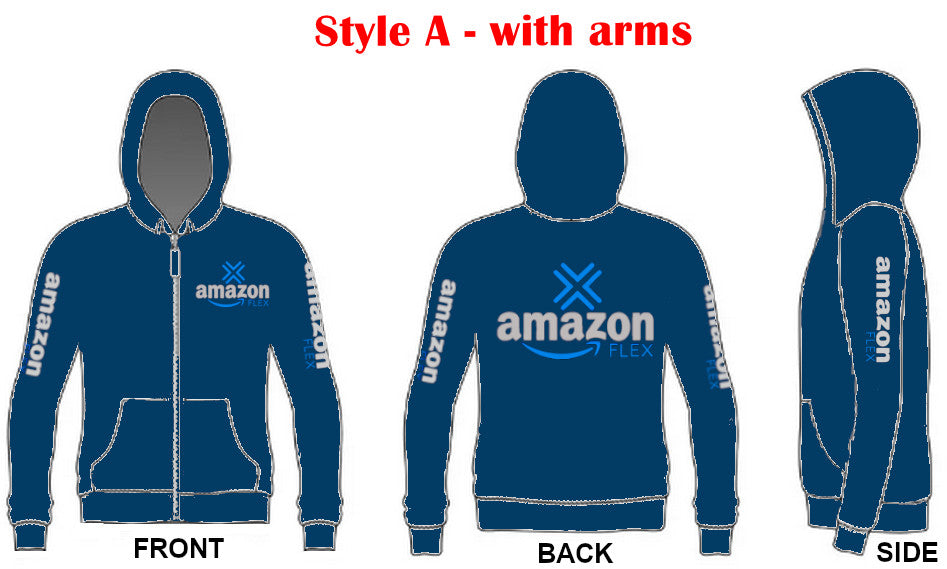 Reflective Amazon Flex Zipper Hoodie