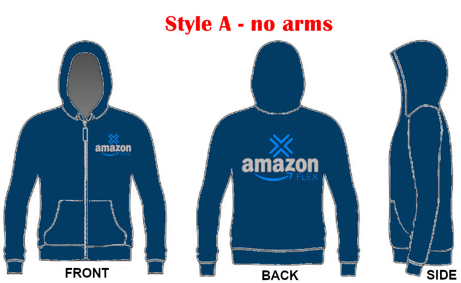 Reflective Amazon Flex Zipper Hoodie