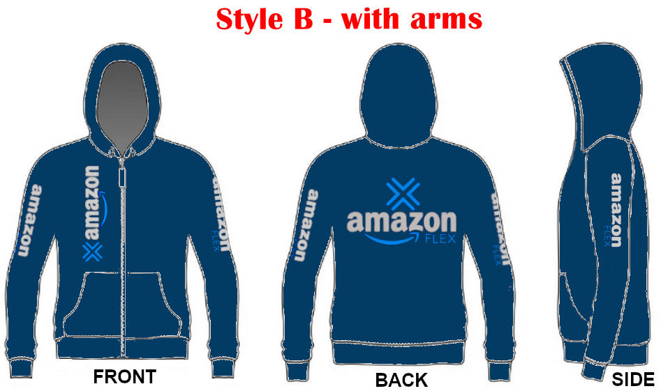 Reflective Amazon Flex Zipper Hoodie