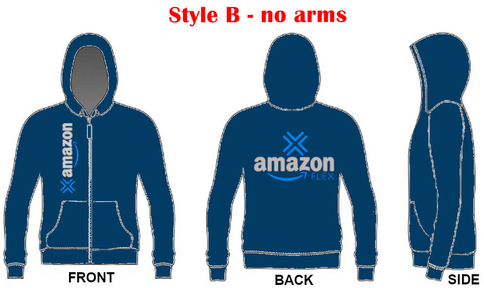 Reflective Amazon Flex Zipper Hoodie